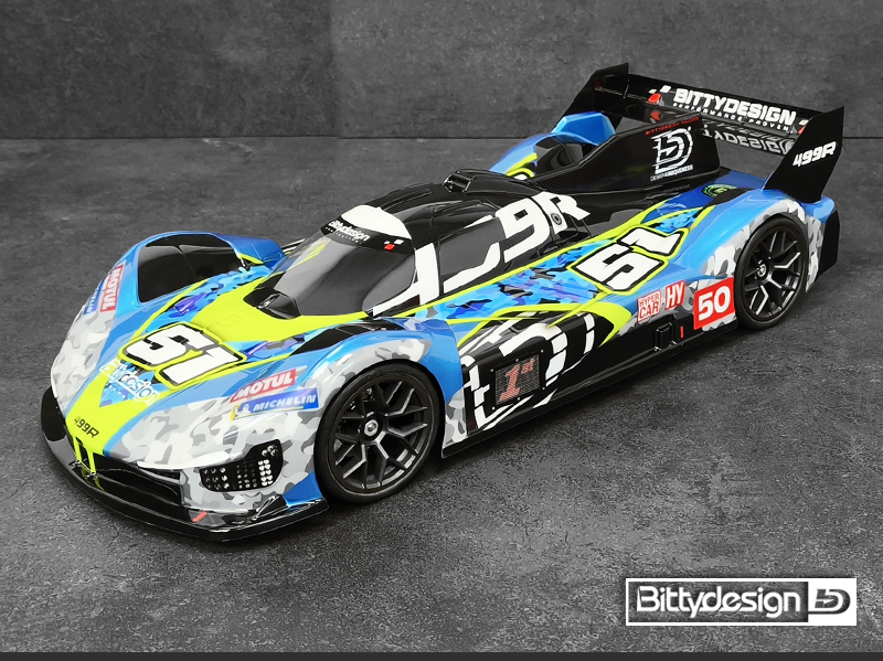 Preview: Bittydesign 499R 1/10 LMH 190mm Clear Body
