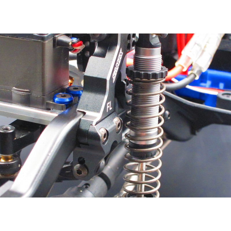 Samix TRX-4 Alum. front shock plate black