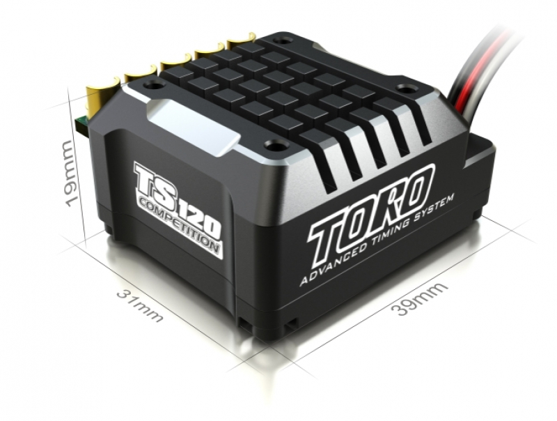 SkyRC Toro TS120A ESC Blue 2-3s LiPo alloy Blue