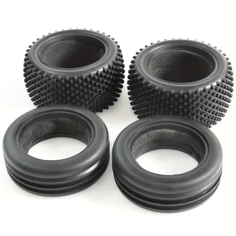 1/10 Buggy Tires front/rear including inserts for Tamiya/TT-02B/DT-02/DT-03/DF-03/Offroad