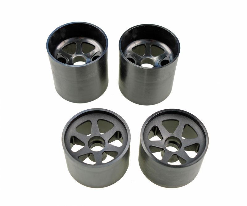 Tamiya 5-Speich.Felgen-Set Gruppe C (4) schwarz