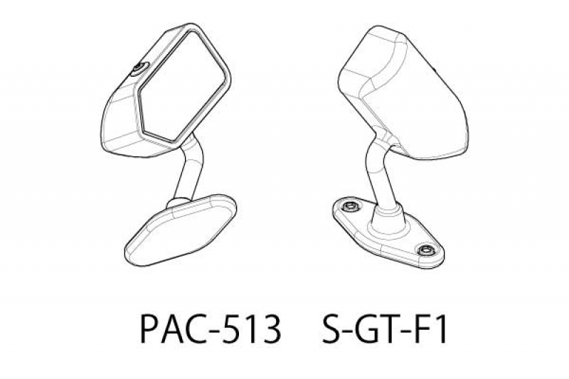 Pandora Door Mirror (S-GT-F1)