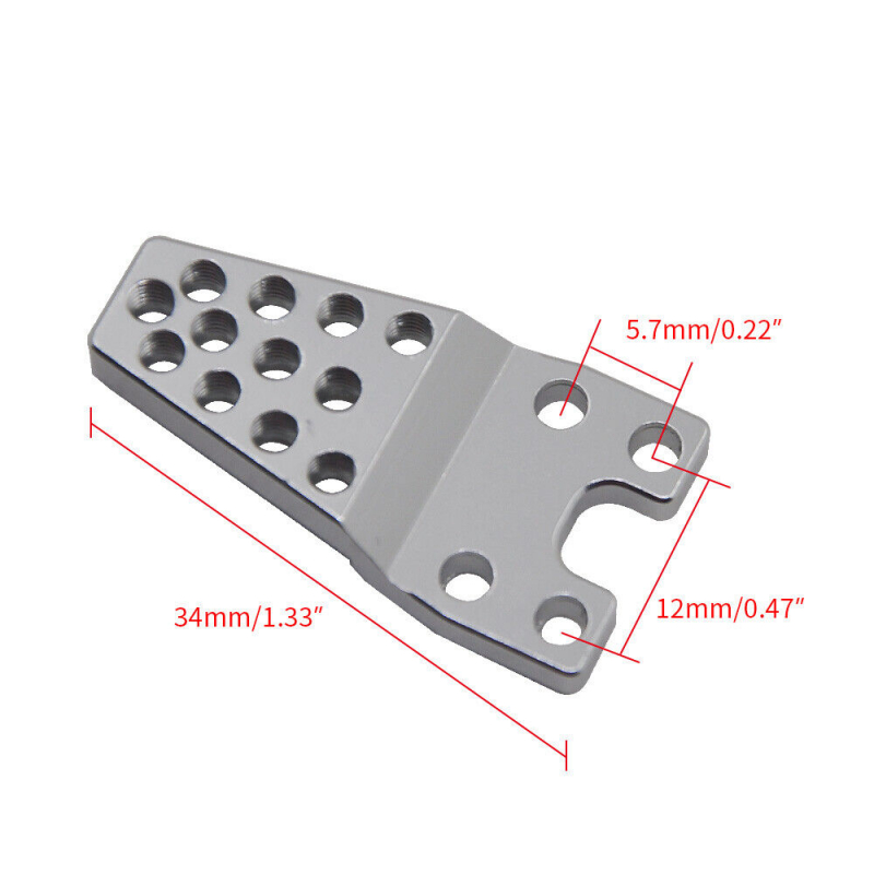 Einstellbare Stoßdämpferhalterung aus Aluminium für Crawler