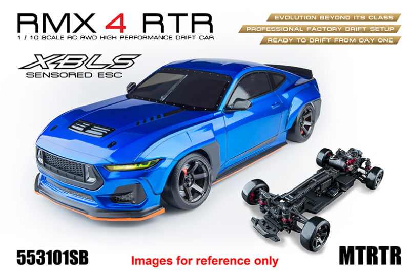 MST RWD Drift Car RMX 4 RTR MTRTR 275 (Silver Blue) - Brushless sensored
