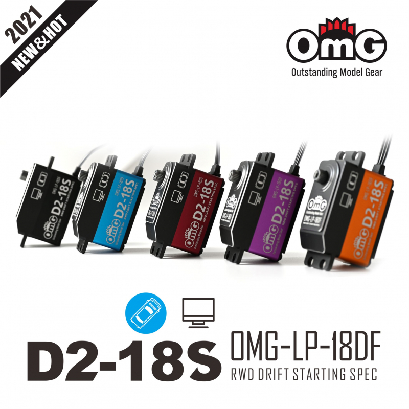 OMG D2-18S Digital Low Profile Drift Servo - RWD Drift Starting Spec