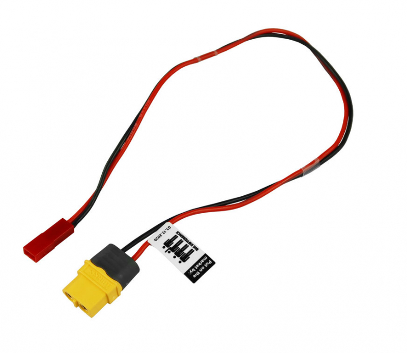 Charging cable XT60 «-» JST BEC 0,75mm² 30cm