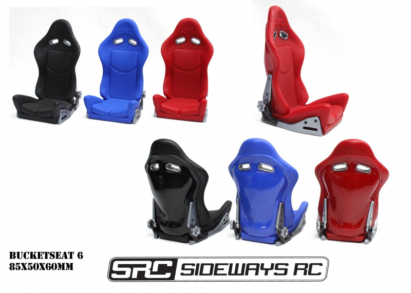 Sideways RC 1/10 Bucket Seats V6