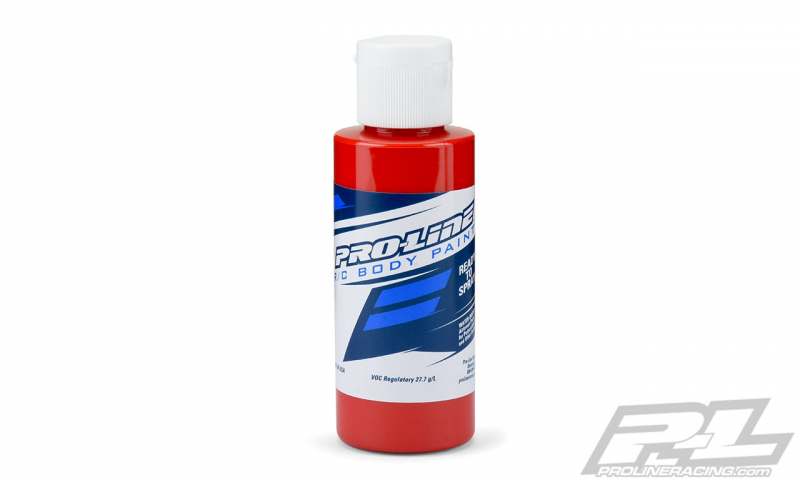 Pro-Line RC Body Paint - Red Specially Formulated Water-Based Airbrush Paint Polycarbonate