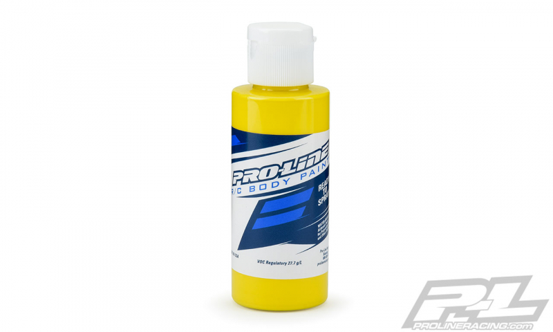 Pro-Line RC Body Paint - Yellow Specially Formulated Water-Based Airbrush Paint Polycarbonate