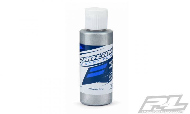 Pro-Line RC Body Paint - Aluminium speziell für Polycarbonate / Airbrush-Farbe 60ml