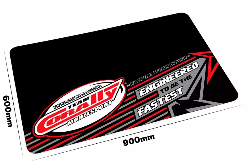Preview: Team Corally - Pit Mat - Medium - 900x600mm - 3mm thick