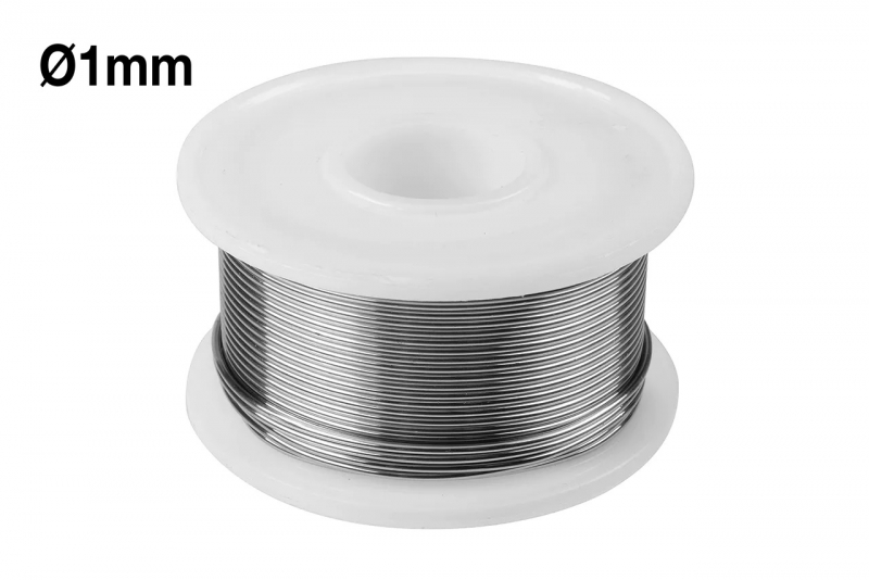 Team Corally - Soldering Tin 63Sn/37Pb 1,2% Flux Diameter 1.0mm - 100gr