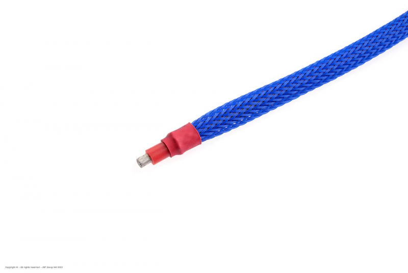 Revtec - Kabel-Schutzhülse - Geflochten - 6mm - Blau - 1m