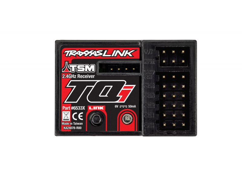 Traxxas Receiver, micro, TQi 2.4GHz with telemetry & TSM® (5-channel)