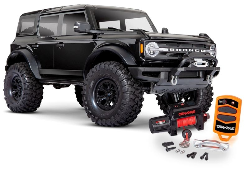 Traxxas TRX-4 2021 Ford Bronco Schwarz RTR + TRX8855 Winde