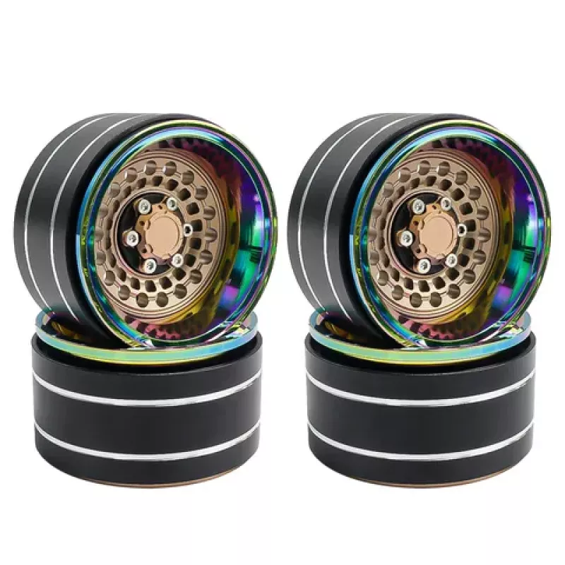 Preview: 1.9" Aluminium Beadlock Crawler Felgen 4 Stück - Dazzling colour - Copper