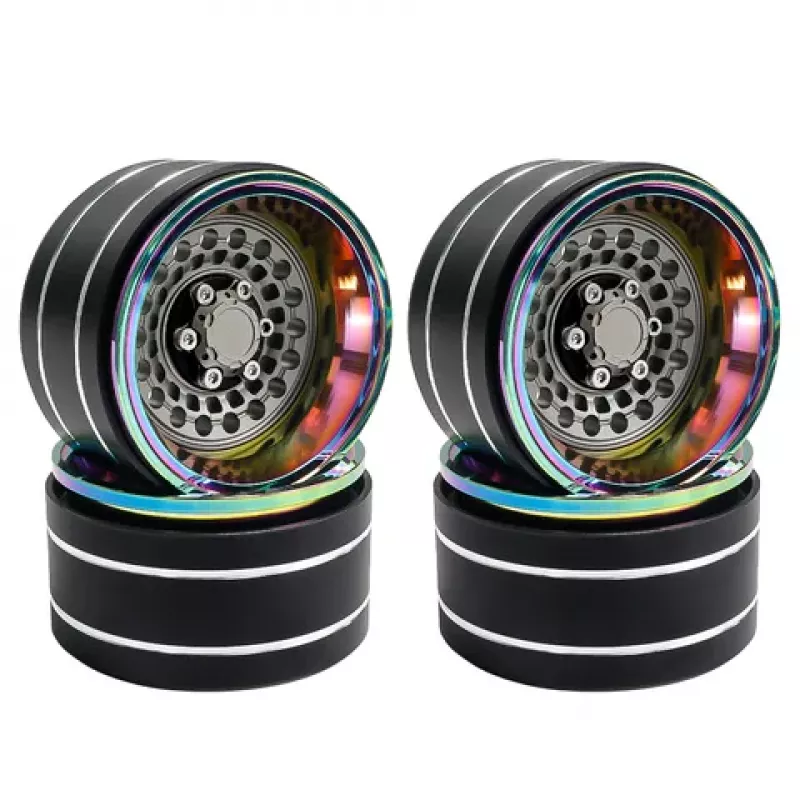 1.9" Aluminium Beadlock Crawler Felgen 4 Stück - Dazzling colour - Titanium