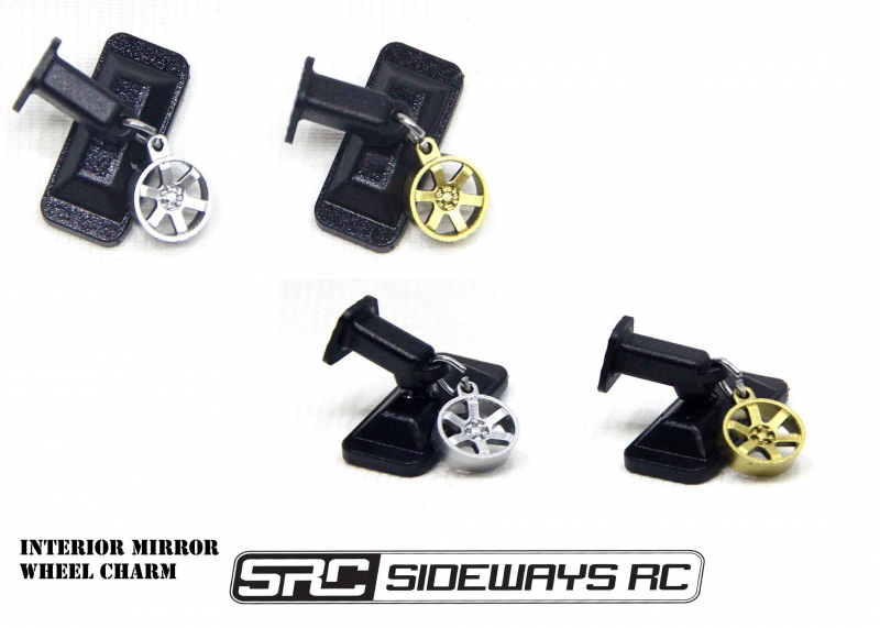 Sideways RC Interior Mirror Wheel Charm