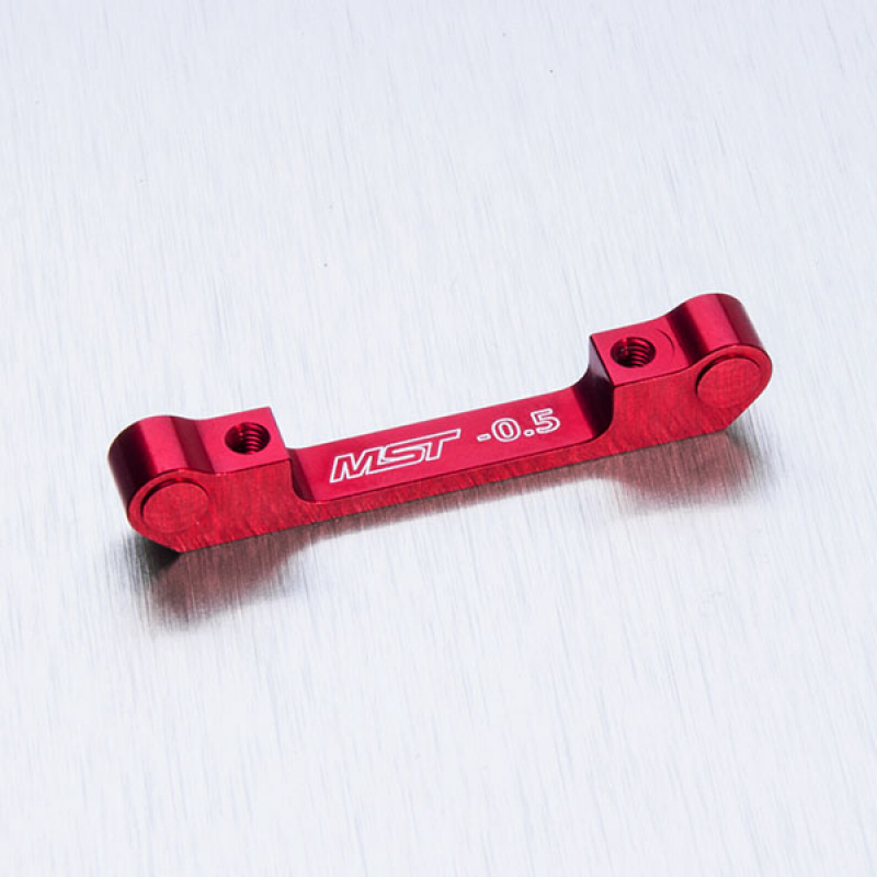 MST Alum. suspension mount (-0.5) (red)