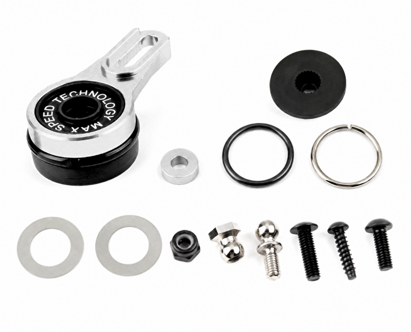 MST Aluminium 8-Adjusting Servo Saver - Silver