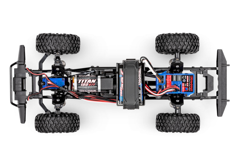 Traxxas TRX-4M LR Defender 4x4 RTR X-Blau inkl. Akku/Lader 1/18 4WD Scale-Crawler
