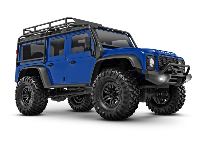 Traxxas TRX-4M LR Defender 4x4 RTR Blau inkl. Akku/Lader 1/18 4WD Scale-Crawler