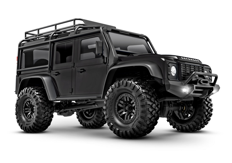 Traxxas TRX-4M LR Defender 4x4 RTR Schwarz inkl. Akku/Lader 1/18 4WD Scale-Crawler