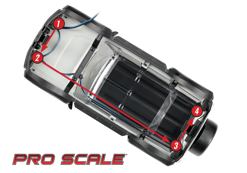 Traxxas Pro Scale LED Licht Set komplett TRX-4M BRONCO 1/18