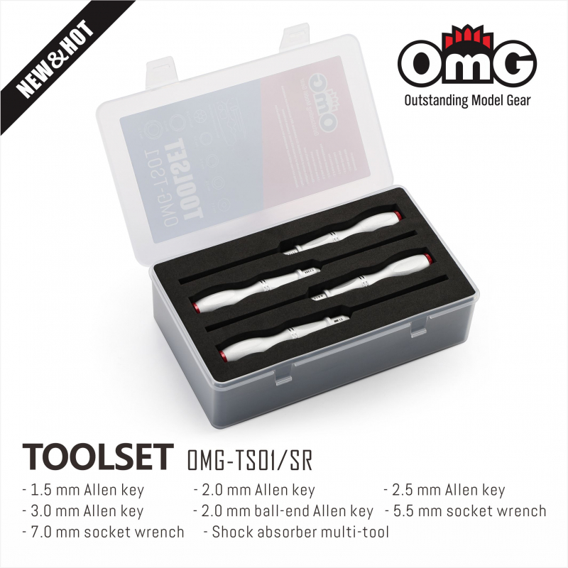 Preview: OMG CNC precision carving aluminum tool set/SR