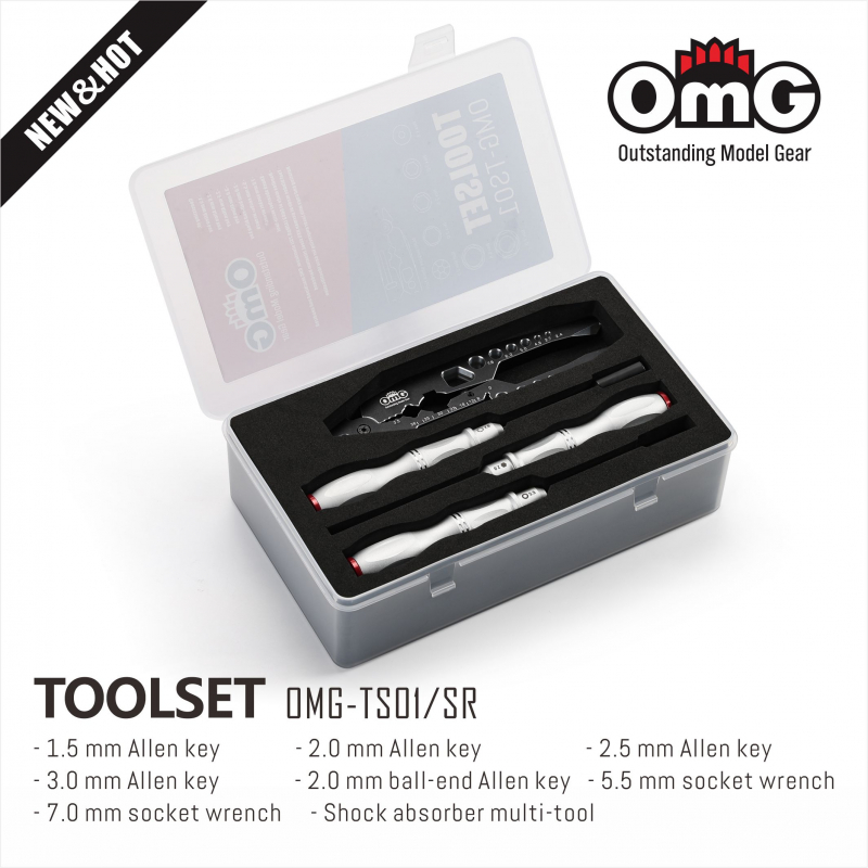 Preview: OMG CNC precision carving aluminum tool set/SR
