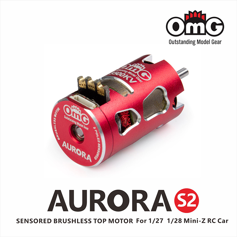 OMG AURORA 4500KV S2 Sensored Brushless Motor für 1/24 / 1/27 / 1/28 RC Cars