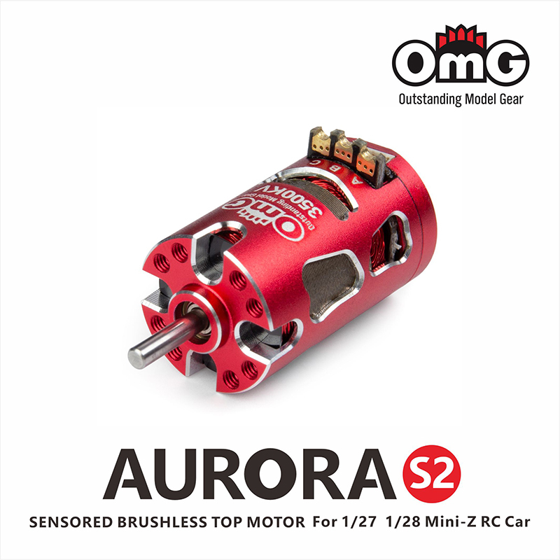 OMG AURORA 4500KV S2 Sensored Brushless Motor für 1/24 / 1/27 / 1/28 RC Cars
