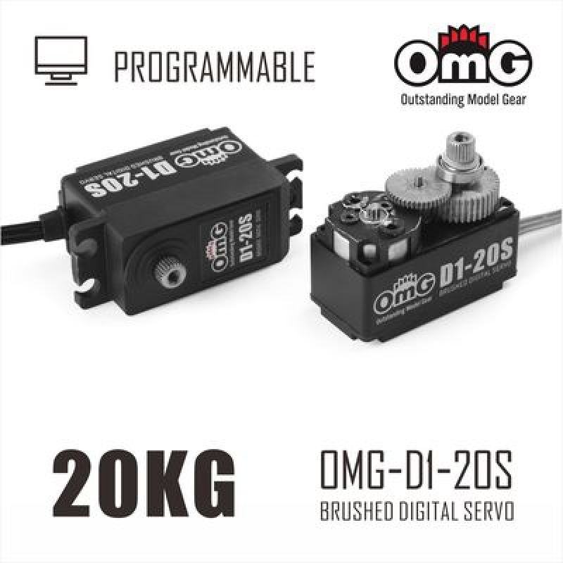 OMG LowProfile Servo D1-20S - Programmierbar