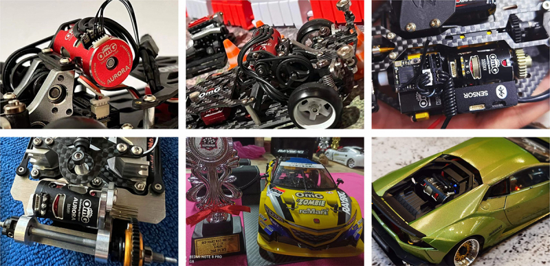 OMG AURORA 4500KV S2 Sensored Brushless Motor für 1/24 / 1/27 / 1/28 RC Cars