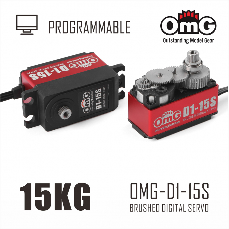 OMG LowProfile Servo D1-15S  - Programmierbar