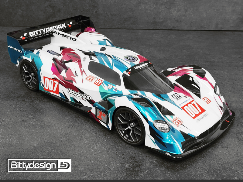 Preview: Bittydesign AMR10 1/10 LMH 190mm Karosserie