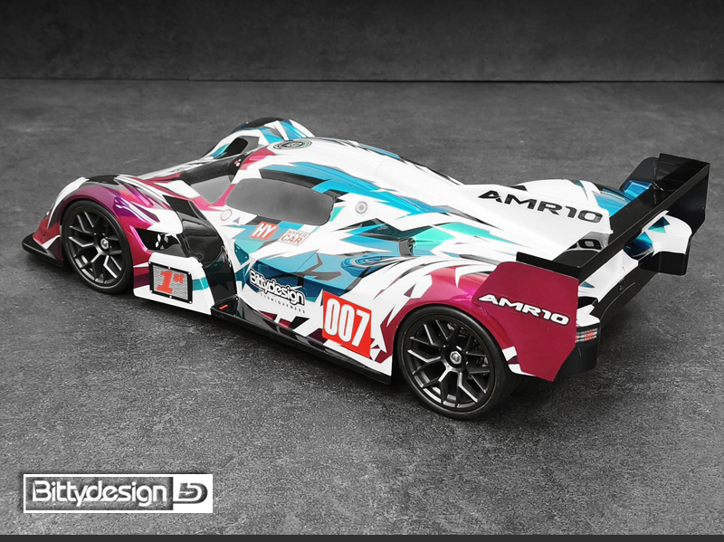 Preview: Bittydesign AMR10 1/10 LMH 190mm Karosserie
