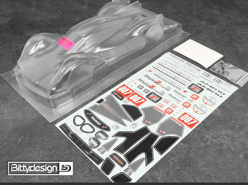 Bittydesign AMR10 1/10 LMH 190mm Karosserie