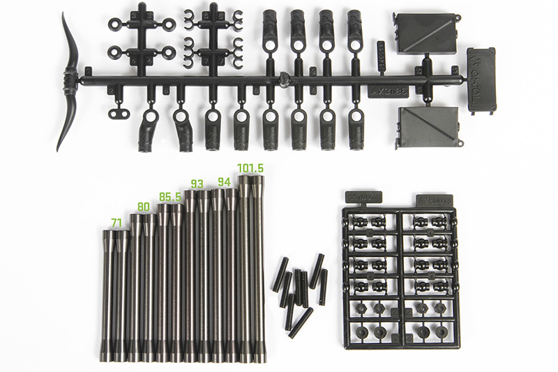 Axial SCX10 II Rear Links Set (80mm, 94mm, 101.5mm) (Aluminum)