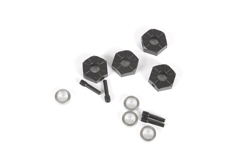 Axial 12mm Hex Pin and Spacer (4): UTB