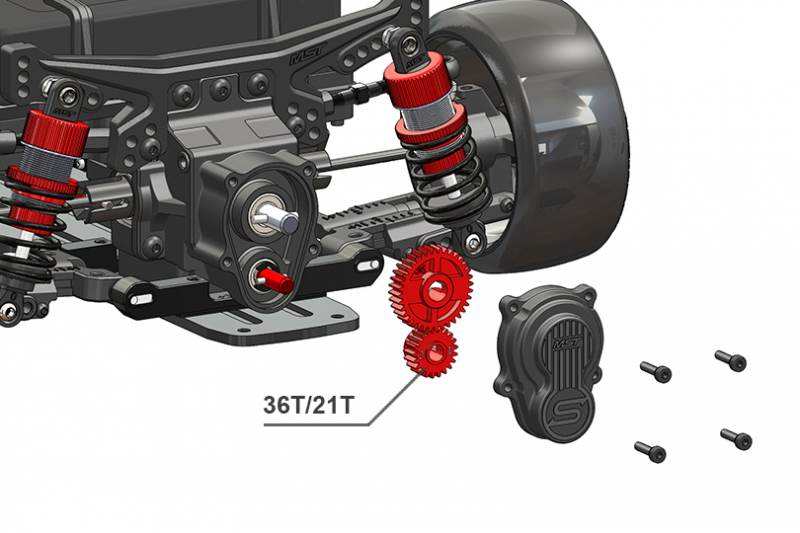 MST FRX RS FR 1/10 RWD Drift Car Kit