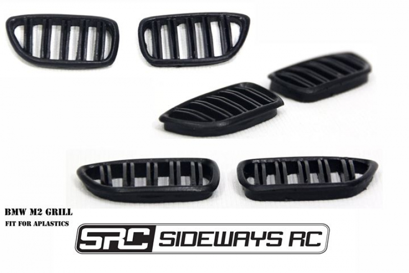Sideways RC BMW Grill V2 fit for Aplastics
