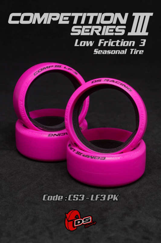 DS Racing Competition Series III LF-3 Drift Reifen (4) - PINK