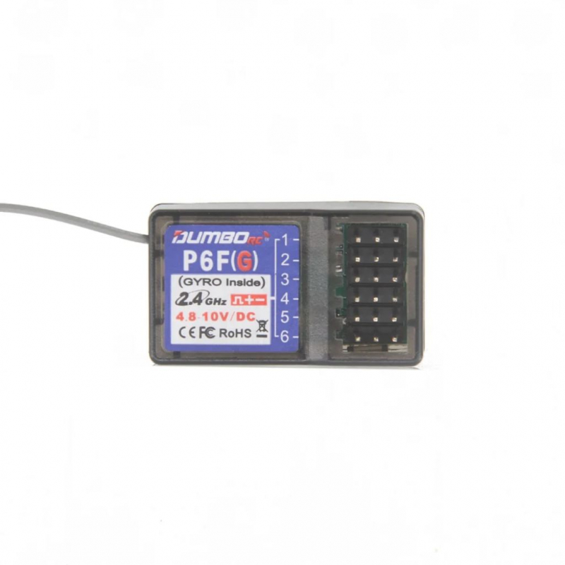 DumboRC P6F(G) 6 Channel Receiver with Gyro
