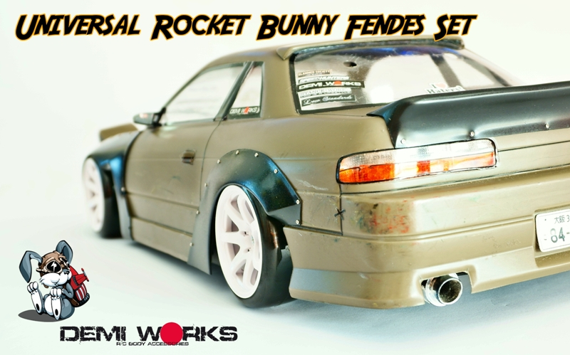 Demi Works Universal Rocket Bunny Fender Set