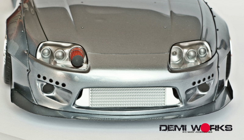 Demi Works Toyota Supra Lexan Front Bumper Lip for Tamiya Supra (51291)