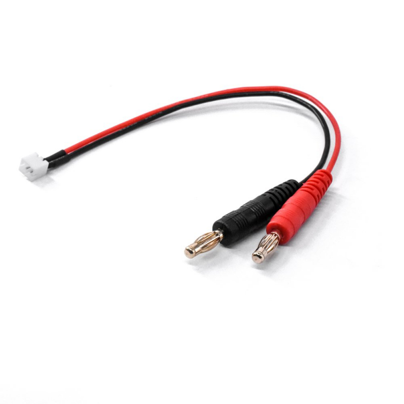 PH2.0-2P Wafer +4.0MM Banana plug  22AWG Silicone wire L=150MM for SCX24 All Cars