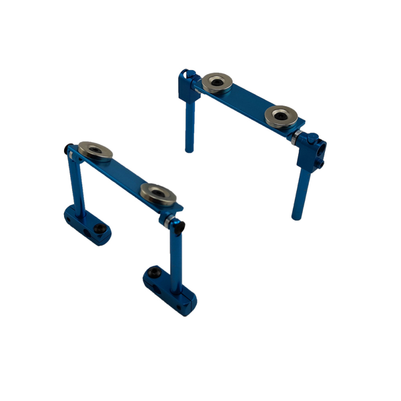 Aluminium-Magnet-Karosseriemontagesatz für 1/10 - Typ A - Blau