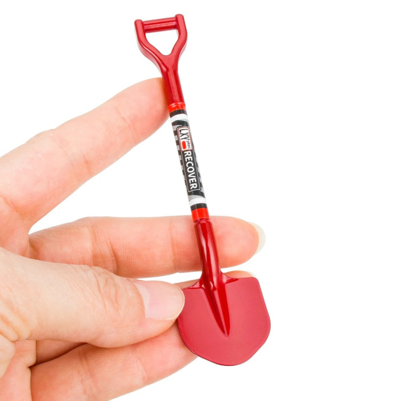 Aluminum Scale Metal Shovel Decoration for 1/10 RC Car Crawler