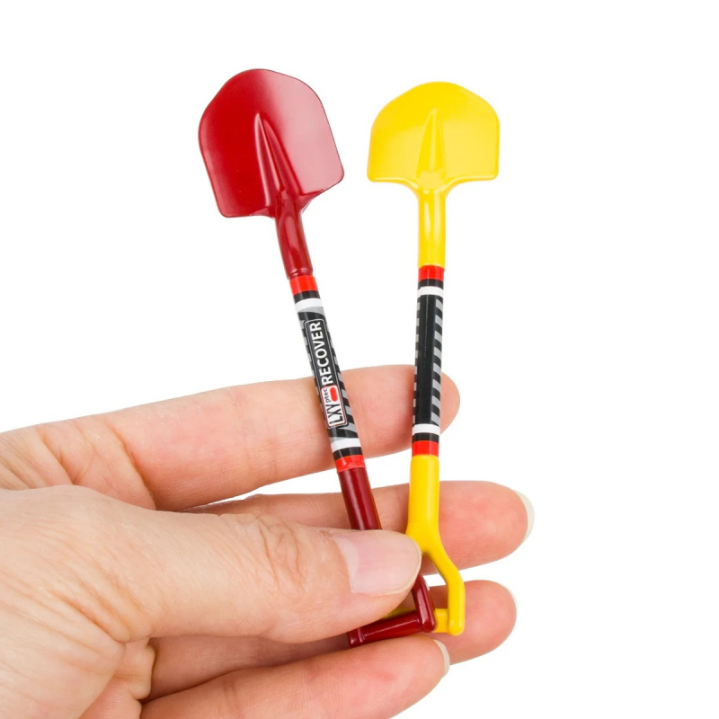 Aluminum Scale Metal Shovel Decoration for 1/10 RC Car Crawler